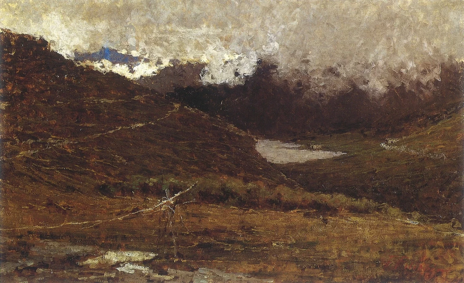 8-Francesco Filippini-Autunno sulle Alpi, 1889 
